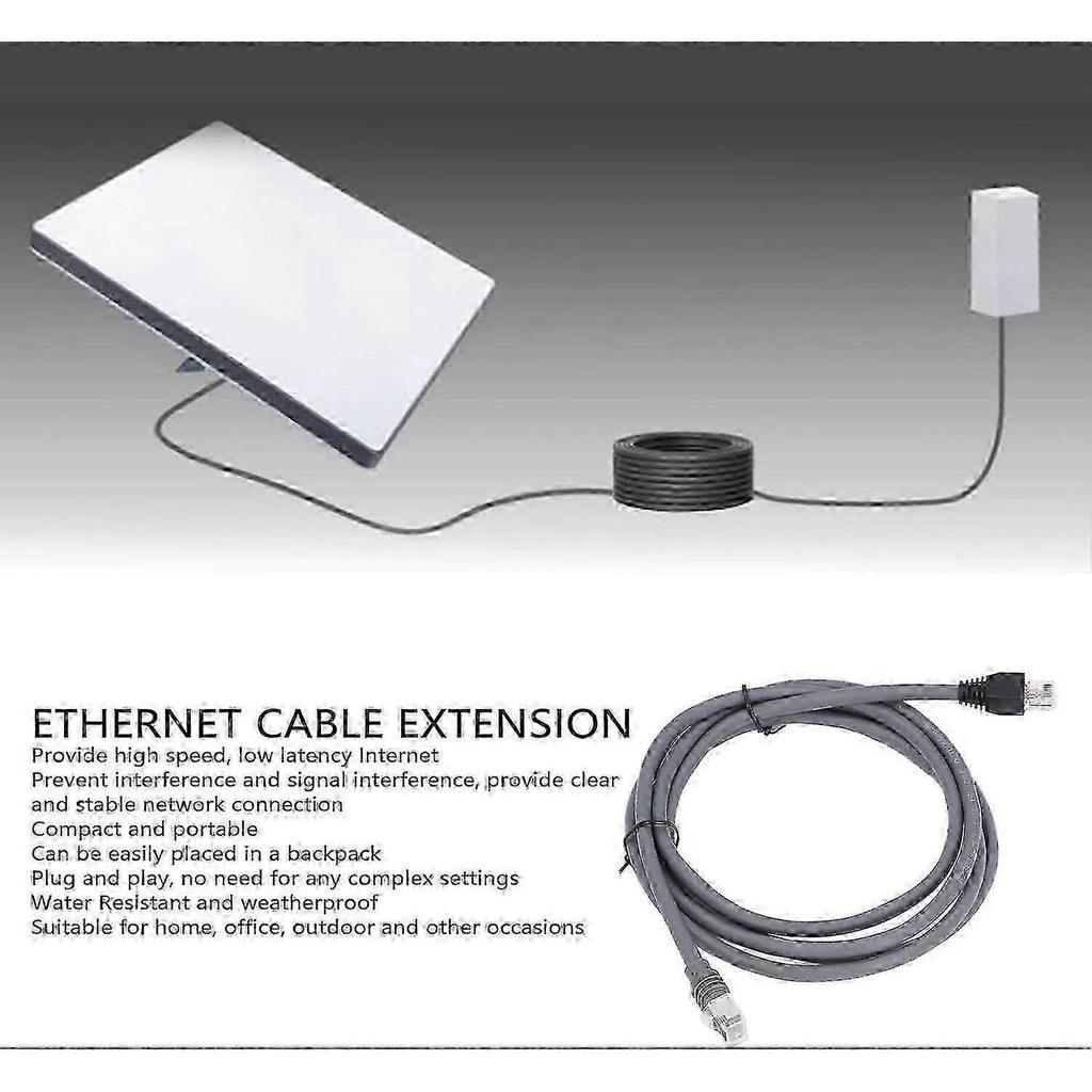 Crystal head outdoor Ethernet cable for Starlink Mini (5m)
