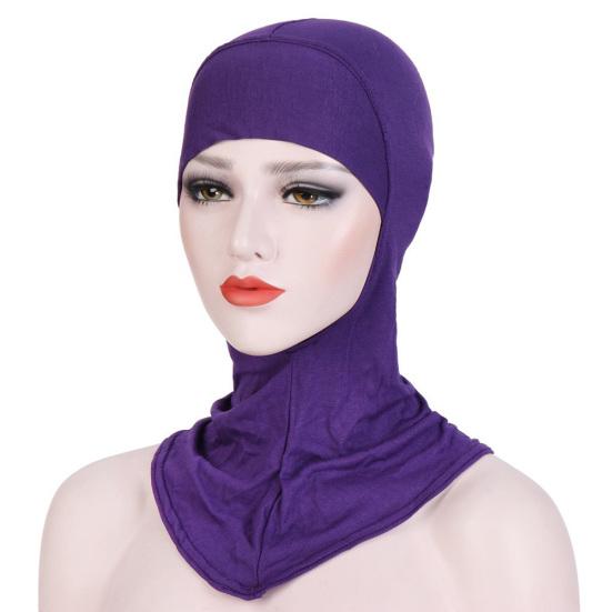Damen Mercerisierter Muslimischer Turbanhut Innen Hijab Kappe Islamische Haube Abdeckung Schal