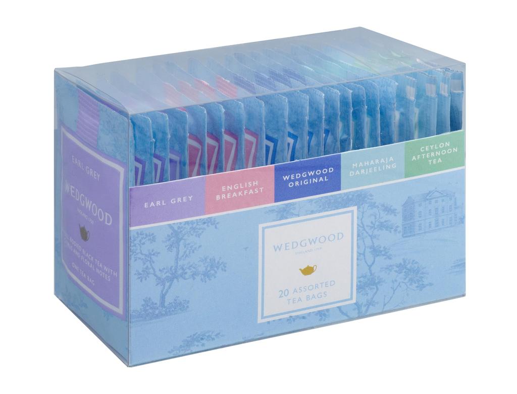 Wedgwood Signature Assorted Tea Bags (20 Tea Bags) - Small Gift, Souvenir, Individually Wrapped