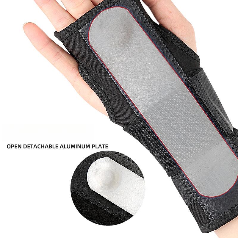 Outdoor Sports Skiing Aluminum Sheet Palm Guard Palm Support Pressurized Adjustable Sports Wrist Palm Guard