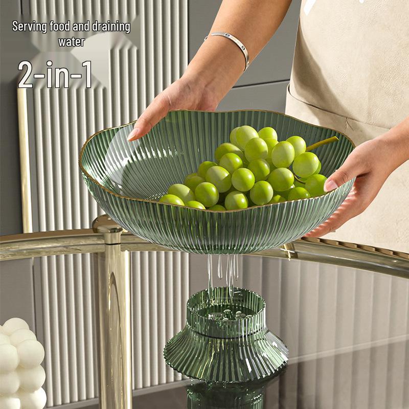 Minimalistische Luxus-Obst- und Snackschale für Wohnzimmer-Couchtisch