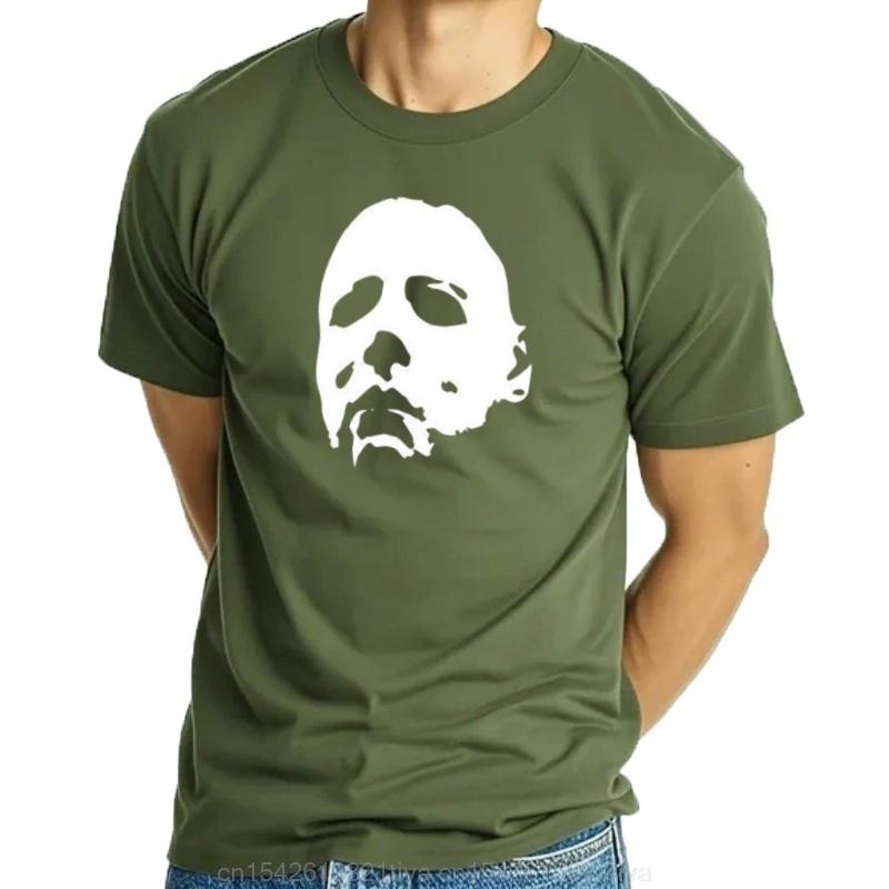 Neues Halloween  Michael Myers Tshirt Tshirt 100 Baumwolle 2022 Mode Kurzarm Schwarz Tshirt