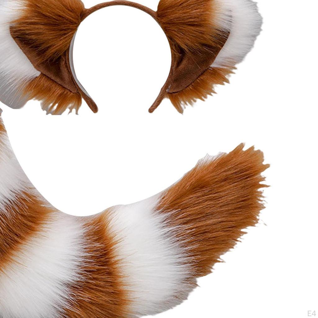 Animal Ears and Tail Set for Kids Adults