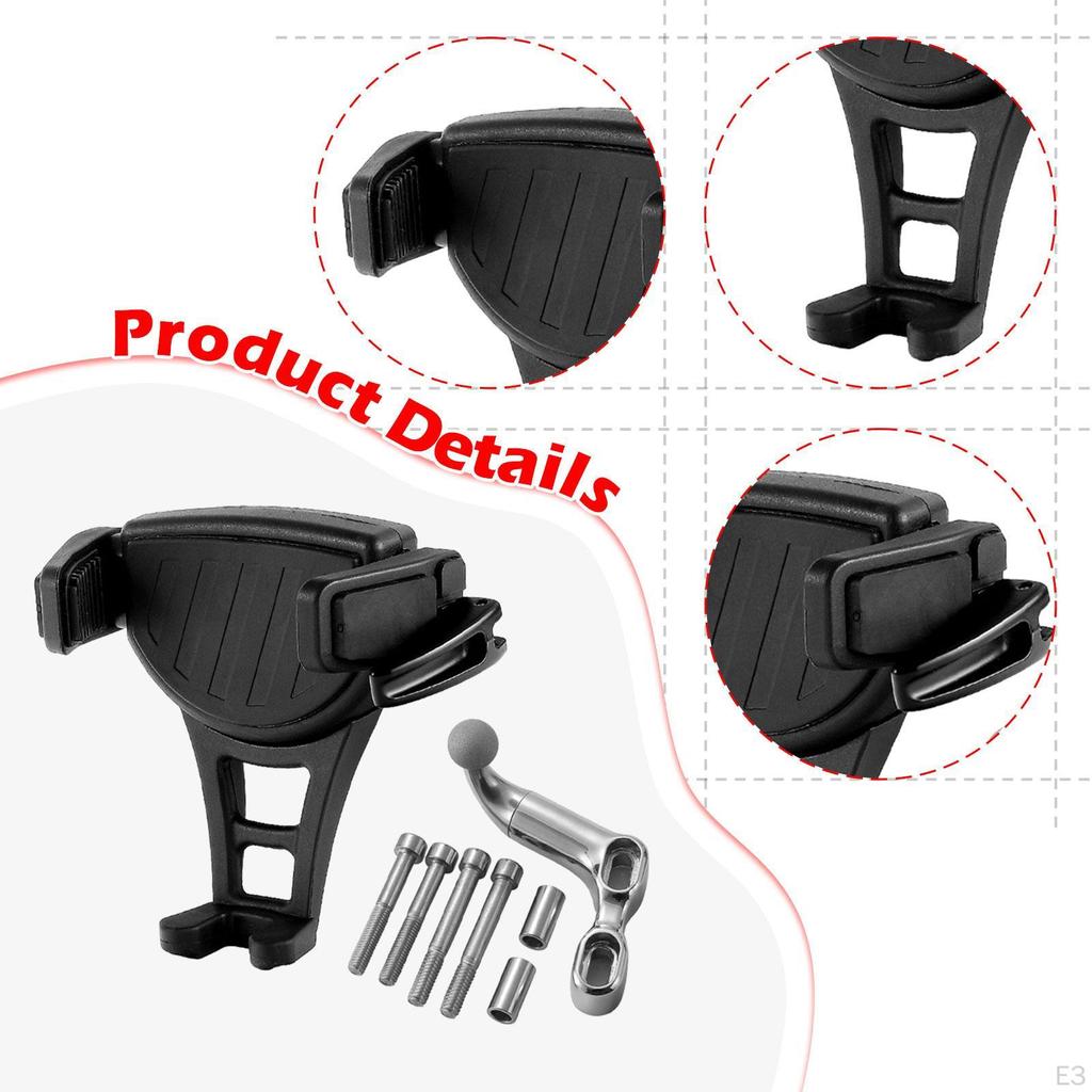 Phone Holder W/ Offset Bracket Easy Installation Motorcycle Devices Stand for Rh975S Special