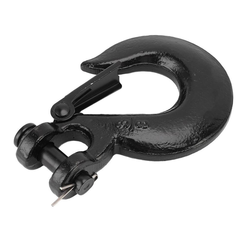 3Celsius8 Inch Chain Hook 18000lb Load Capacity Alloy Steel Zinc Clevis Slip Hook with for Trailer Truck Agricultural Equipment