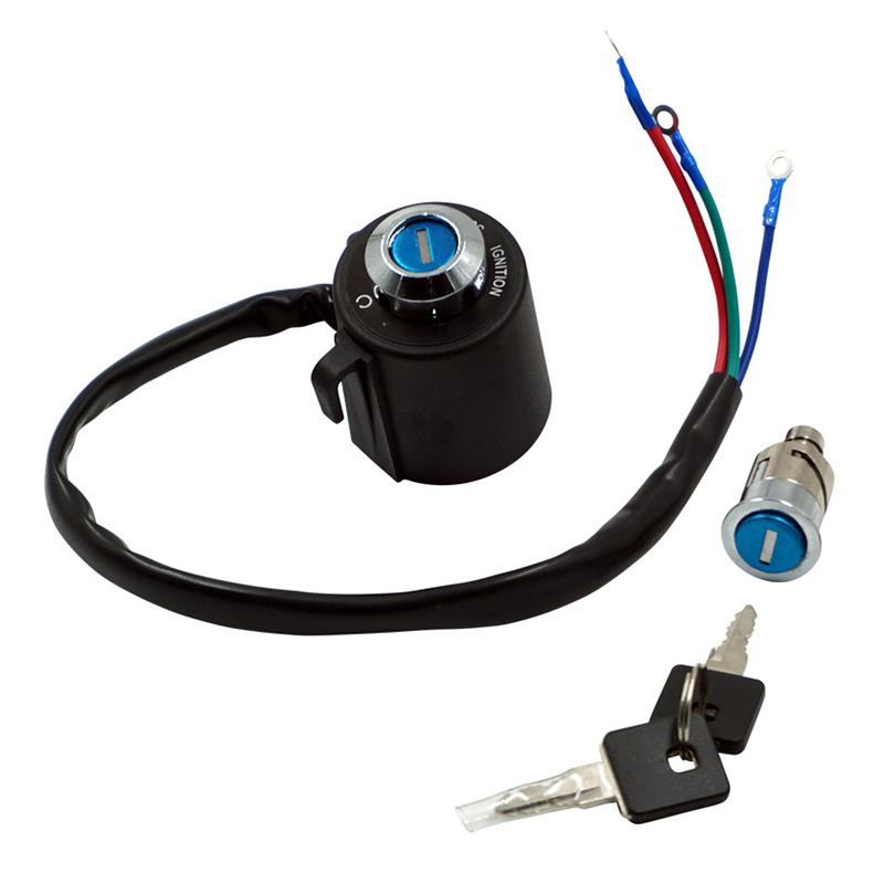 Ignition Switch Lock Set with Keys for Harley Sportster XL 883 1200,Chopper Bobber Cruiser Motorcycle Replacement Repair Part