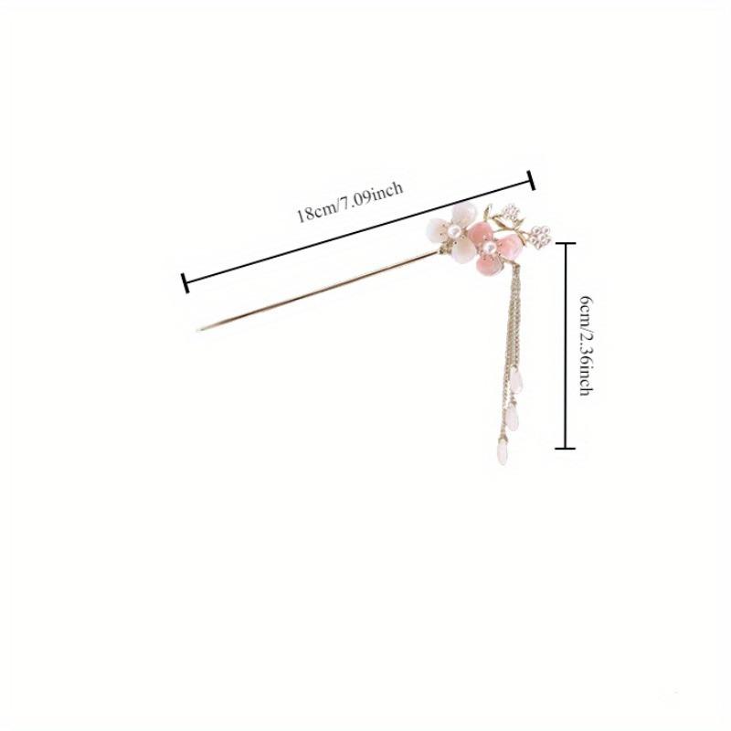 1 buc Accesoriu de păr romantic stil chinezesc Bijuterii din aliaj Ac de păr pentru femei Potrivit pentru purtare zilnică Cadouri Fete Ac de păr la modă