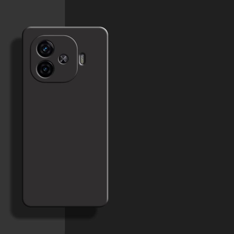 For iQOO Z9 Turbo Case For iQOO Z9 Turbo Cover 6.78 Inch Liquid Silicone Rubber Shockproof Bumper For iQOO Z9 Turbo