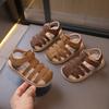 Fashion Boy Sandals Summer New for Girl Shoe Anti Slip Soft Soled Beach Shoes Comfort Versatile Roman Toe Shoes for Child Shoe