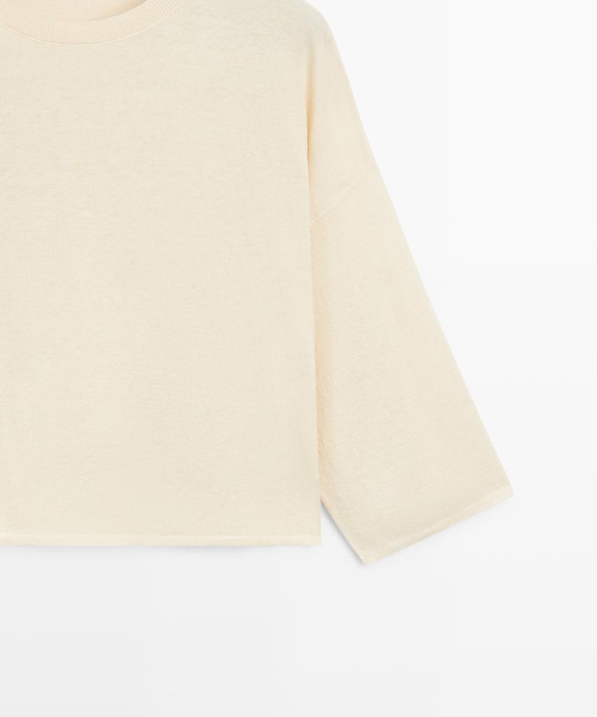 Masimodutti Wool Blend Round Neck Sweater