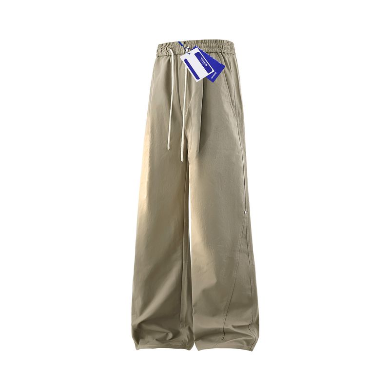 

Wassup Trendy Retro Casual Pants Men s Autumn 2025 New Youth Straight-Leg Cargo Scimitar Pants Khaki 4XL