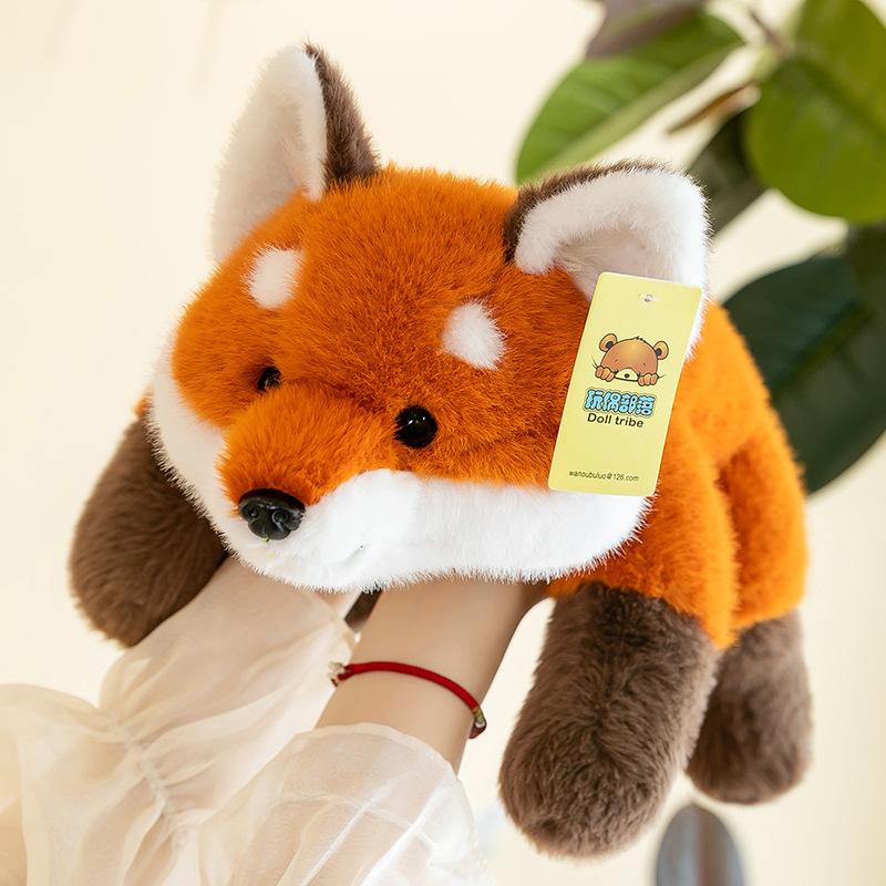 Papa Series Cute Raccoon Fox Doll Plush Toy Girl Sleeping Pillow Birthday Gift
