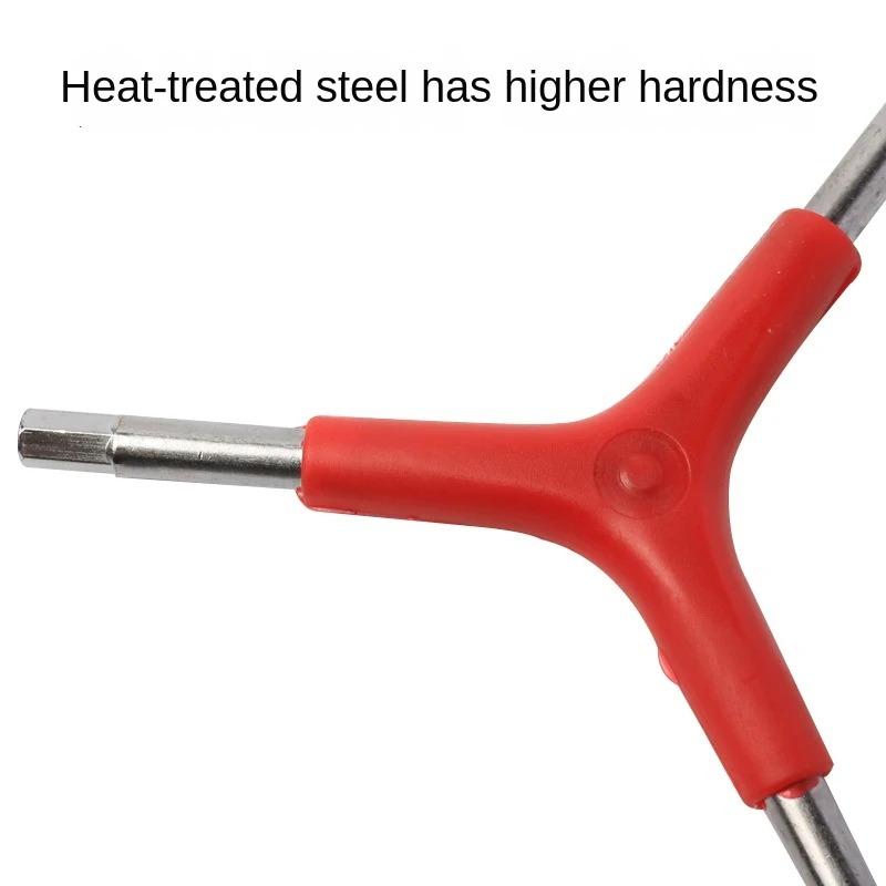 1 Y-shaped Bicycle Hexagonal Wrench 4mm 5mm 6mm Road Bicycle Hexagonal Wrench Tool Convenient and Practical Riding Accessories