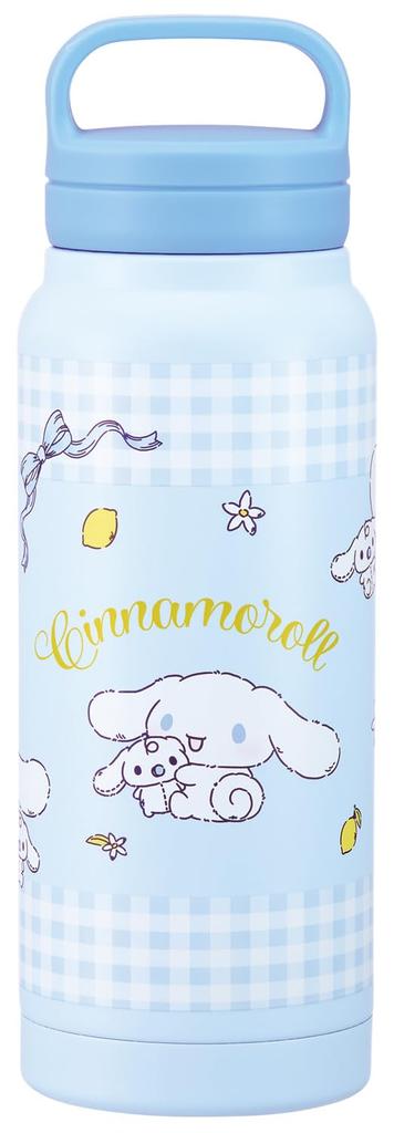 Skater Insulated Stainless Steel Mug Bottle 500ml with Screw Handle Sanrio Cinnamoroll Plush Hug STSC569509