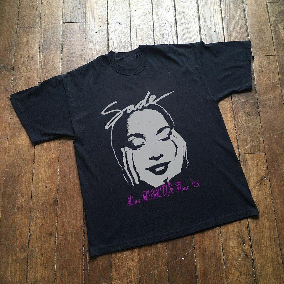 

Sade Love Delux Tour 93 Vintage TShirt Reprint Size S to XL Unisex T-Shirt S