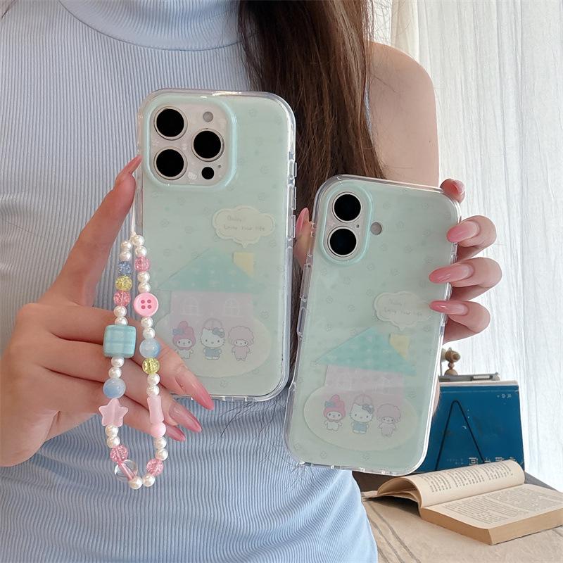 High-End Cute Cartoon Animal Phone Case for iPhone 17/16 Pro Max/15 Pro
