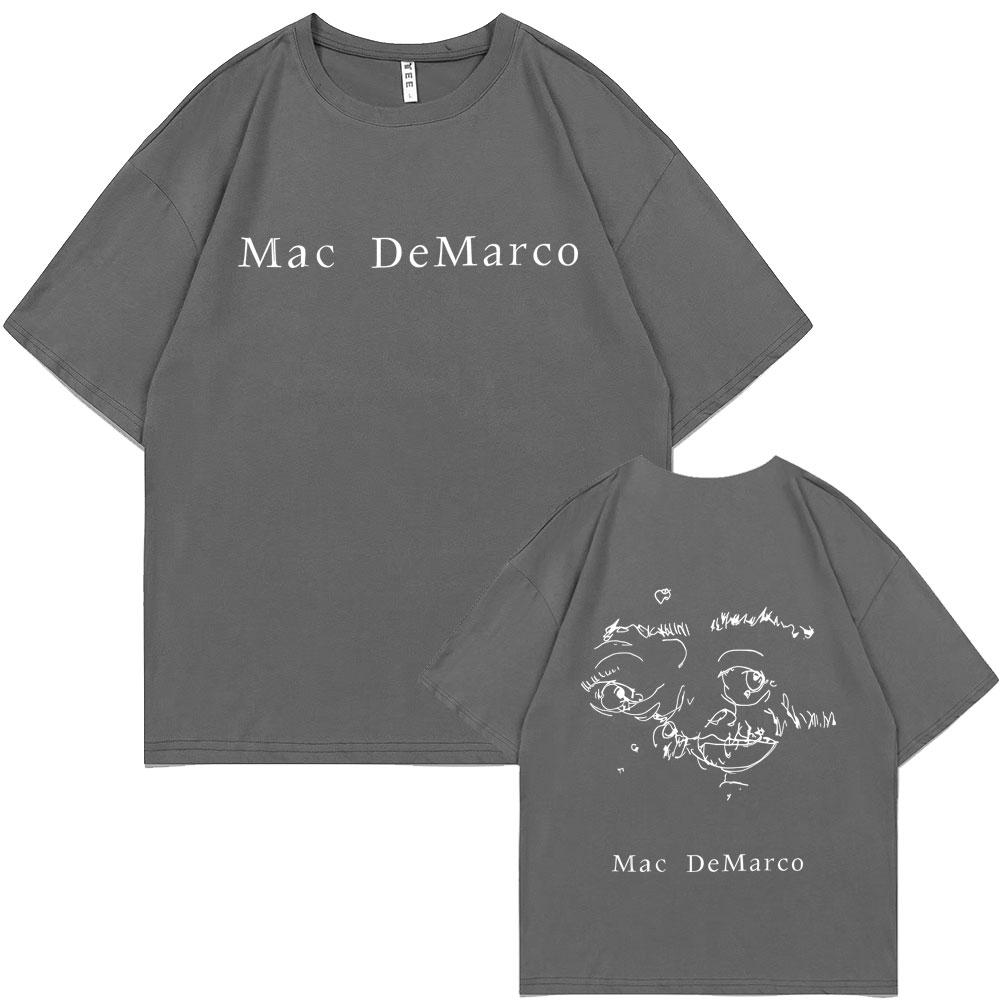 Mac Demarco One Wayen G Album Graphic Print T Shirts Men Lndie Pop Rock Alternative Music Tshirt Male Oversized Tshirts