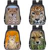 Large Capacity Lightweight Oxford Cloth Backpack For Kids School Leopard Print