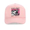 Live Fast Eat Trash Hat Fashion Design Unisex Women Baseball Cap Harajuku Summer Sun Cool Bonnet Adjustable Golf Snapback Hats