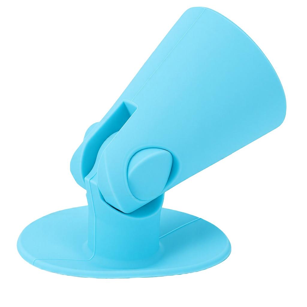 Nail Polish Bottle Holder Anti Spill Silicone Suction Nail Polish Holder Stand Light Blue
