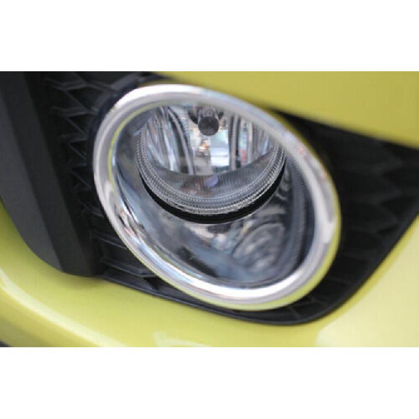 For Honda Fit Jazz chrome 2014 2015-2017 Cover trim Front bumper Fog Light Lamp