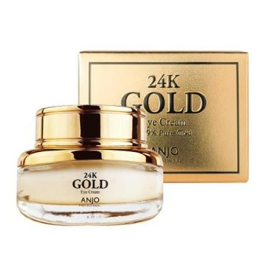 ANJO Crème Yeux Professionnelle Or 24K Raffermissante & Éclaircissante Soin Yeux 30g 30g