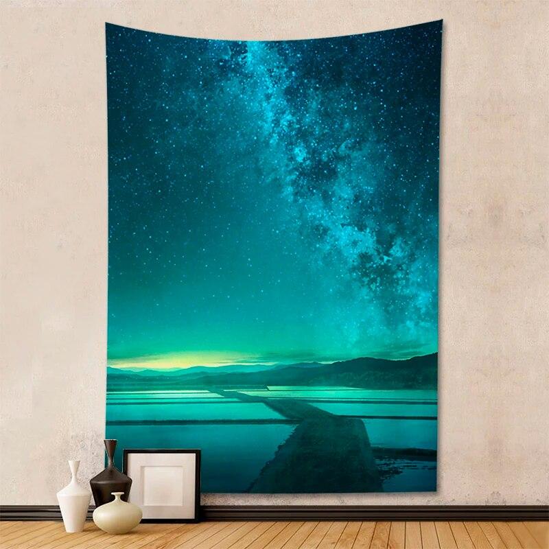 Wandteppich Anime Zimmerdekoration Heimkunst Innenszene hängendes Wandhintergrundtuch