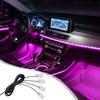 Car Ambient Light Adjustable USB Lamp With USB Port Interior Ambient Lighting For Truck SUV Tractor Trailer