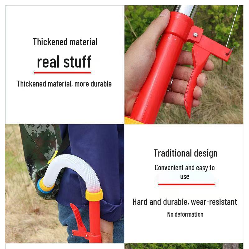 Stainless Steel Manual Corn Fertilizer Applicator for Soil Topdressing and Sidedressing