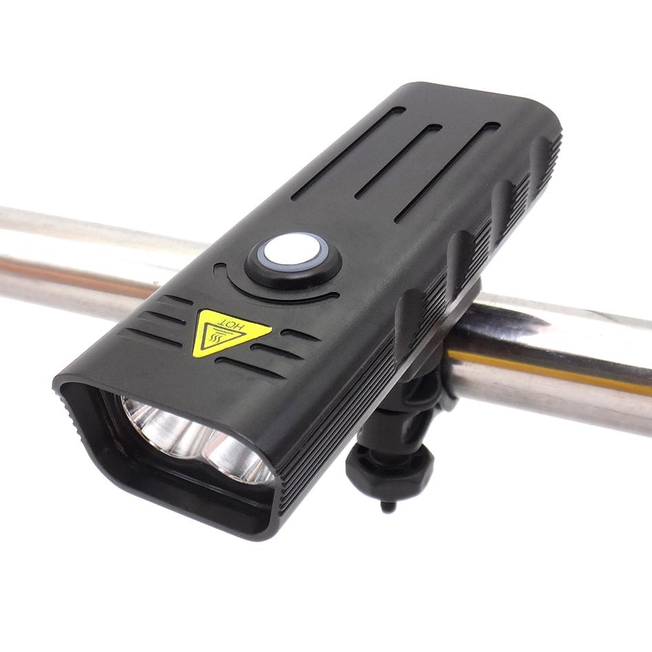 Cycle Waterproof Night Riding Hot Sale LED Bike Front Light USB Rechargeable Bike Front Light LED Bicycle Lights Handlebar&2400 чёрный