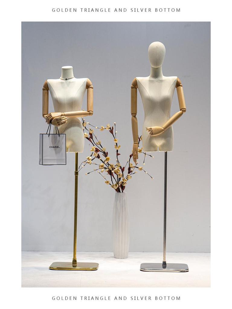 Korean Women's Clothing Store Mannequin: Pendant Arm Flat Shoulder Display Stand