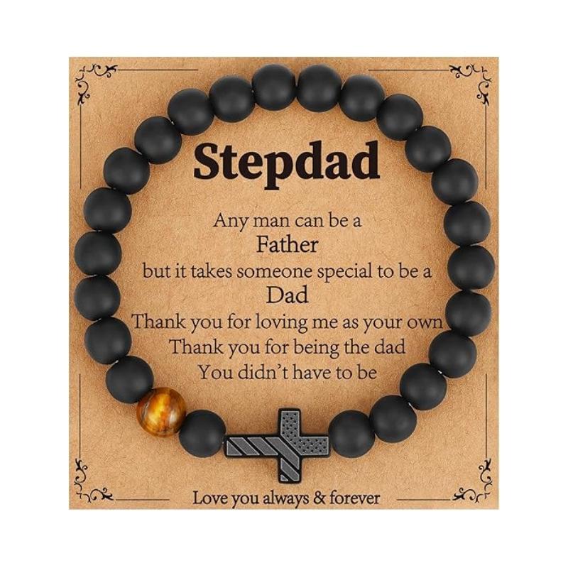 JYL TS Bracelet  Men's American Flag Cross Eye Boosts Patriotism & Luck