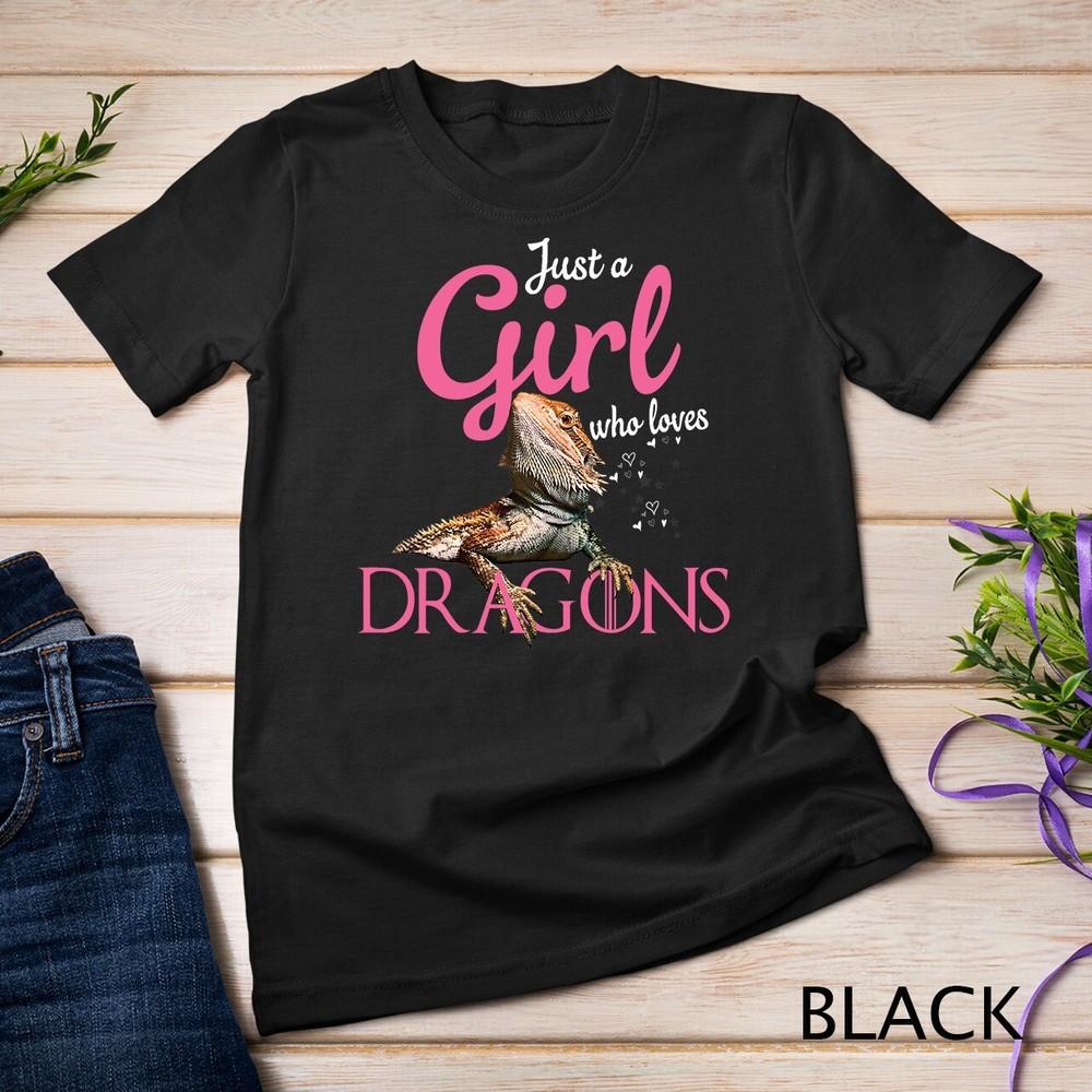 Bearded Dragon Shirt - Just a Girl Who Loves Bearded Dragon Unisex T-shirt