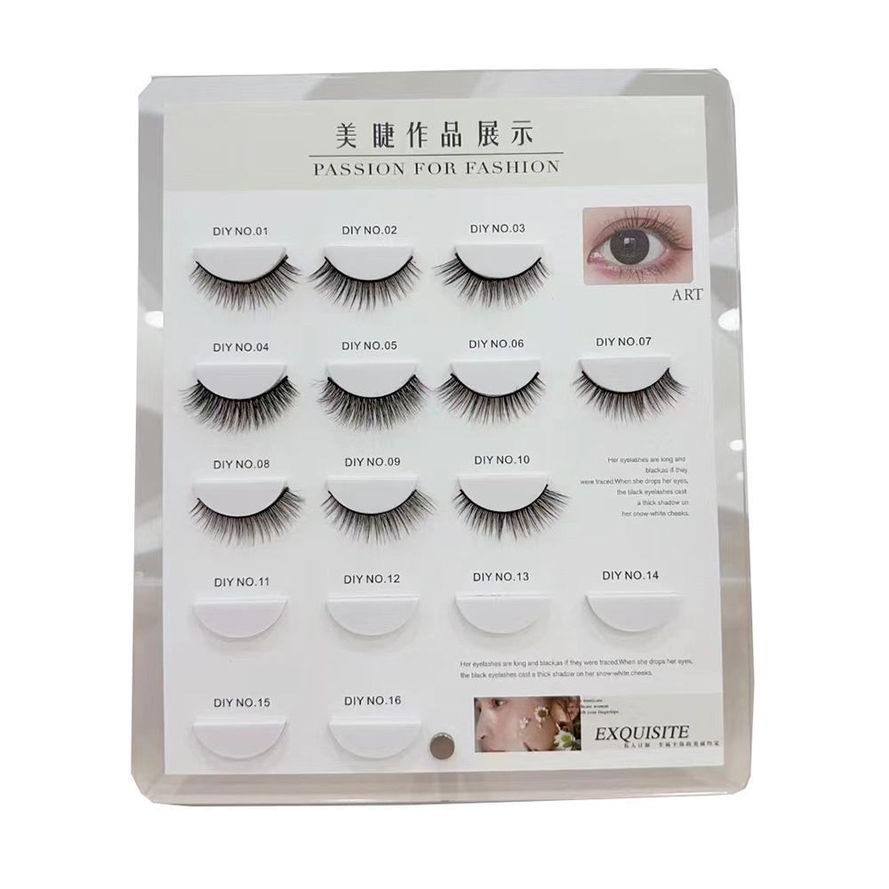 

Металлическая подставка Подставка для демонстрации накладных ресниц Съемный акриловый держатель для ресниц Салон красоты 16 Grids