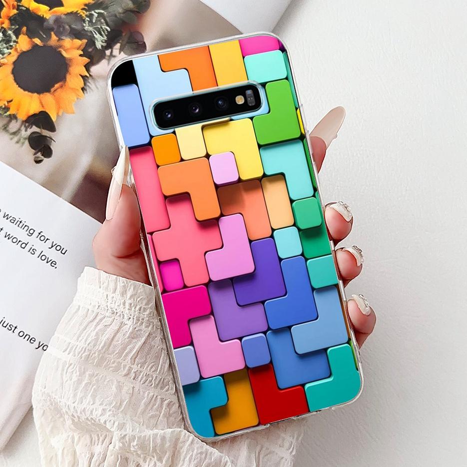 

For Samsung Galaxy S10 S10e S10+ Case Luxury Love Heart Painted Cover Soft Slim Phone Case For Samsung S10 Plus S 10 S10e Fundas Galaxy S10e