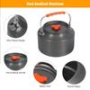 1.1L /1.6L/2L Outdoor Camping Kettle Coffee Tea Pot Portable Lightweight Aluminum Teapot  for Hiking Picnic