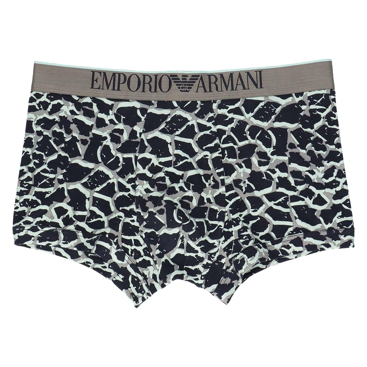 

Боксеры Emporio Armani ALL OVER CAMOU камуфляжной расцветки, с застежкой спереди, европейский размер, мужское, брендовое нижнее белье, 54045099, 95. Серый