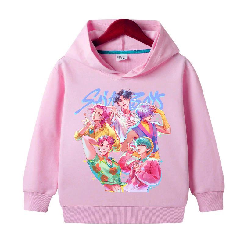 Kpop Mikiny Lovce démonů Dívky Chlapci Anime Rumi Mira Zoey Mikina Dětská Jaro Podzim Pulovr Dlouhý rukáv Dětské oblečení