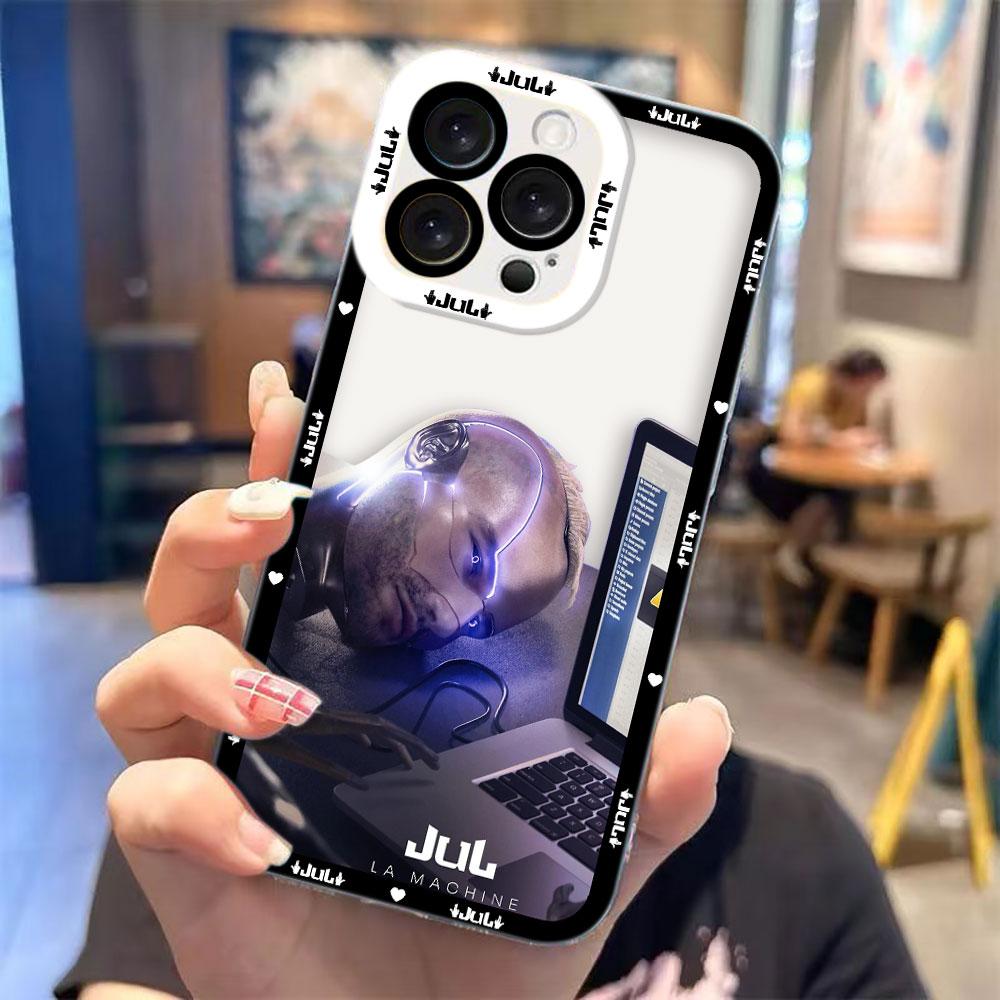 Hot Rapper JuL Cover Clear Phone Case For iPhone Apple 17 AIR 16E 16 15 14 12 13 11 Pro Max Plus XR TPU DIY Shell Case Funda