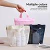 Mesh Makeup Toiletry Storage Bags Portable Travel Makeup Handbags Shower Tools Organizer Hanging Cosmetic Organizer Pouch
