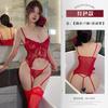 Sexy Set Sexy One-piece Suspender Set Pajamas Free Pure Desire Hollow Sex Underwear Perspective Lace Uniform