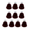  Bundle of 10 Mini Knitted Hats Clothing Accessories DIY Decorative Crafts House