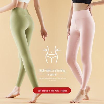 "Baumwoll-Thermo-Leggings mit hohem Bund für Damen - Schlankmachend & Hüfthebend, Große Größe"