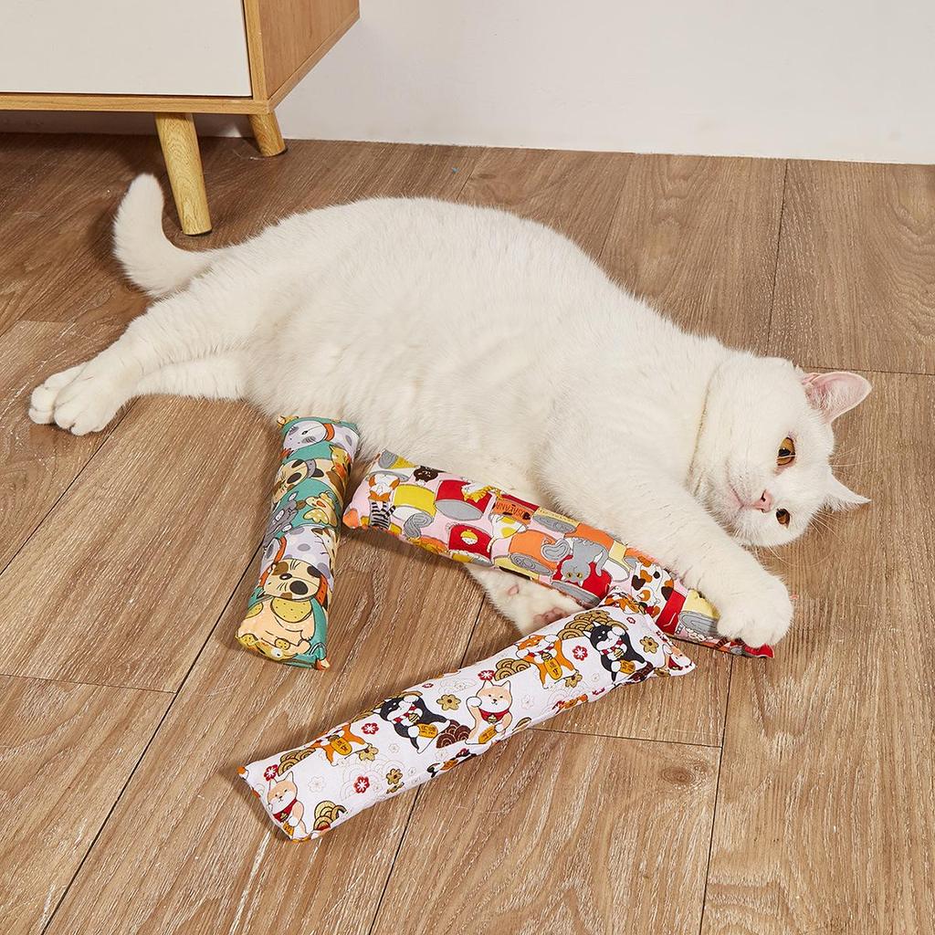 Creative Catnip Pillow: Teasing Cat Toy for Biting and Claw Grinding