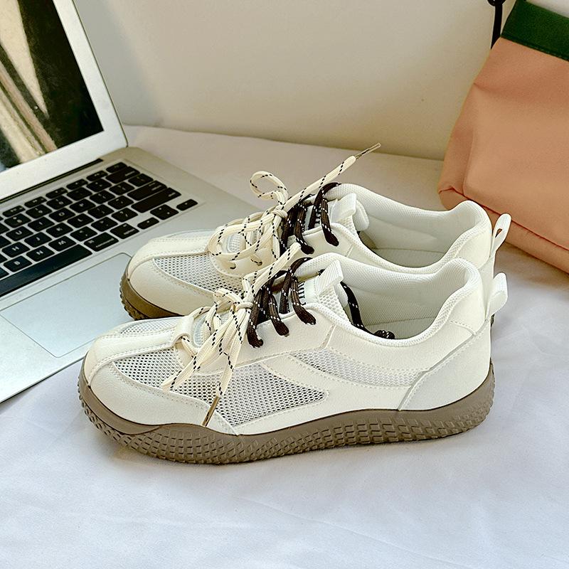 

-68 new women s casual sports shoes student shoes women s color matching single shoes women s shoes 39 бежевый