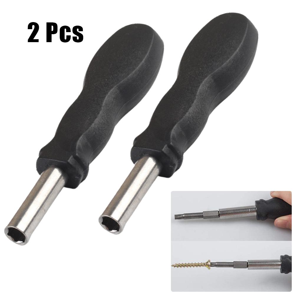 Hex Handle Screwdriver Handle 1/4Inch 45# Steel Plastic