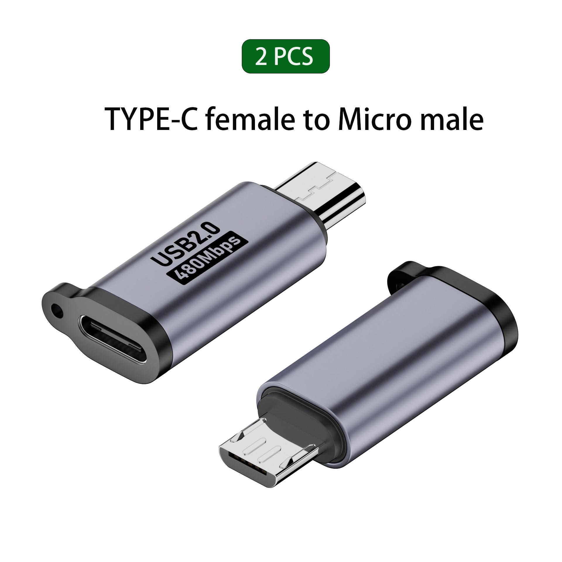 

Type C Adapter USB C To Micro To Mini USB Female Converters For iPhone 14 13 Xiaomi Samsung For Lightning Male Charger Adapter