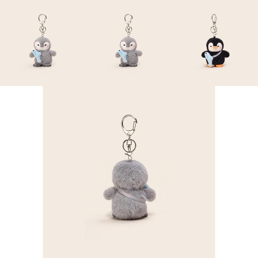 Back Fish Penguin Plush Keychain With Soft Material For Cute Gifts And Accessories
