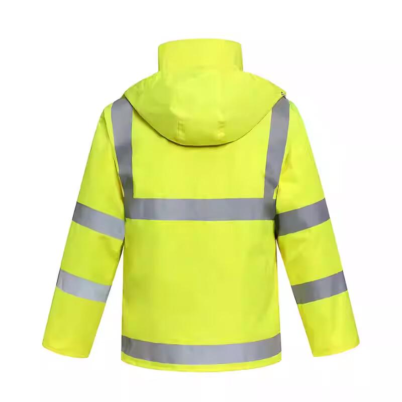 High-Visibility Reflective Rain Suit Set