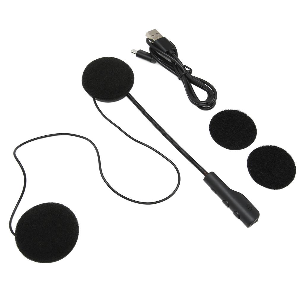 Motorcycle Bluetooth 5.0 Headset Bluetooth Stereo Music Voice Microphone Cord Motorcycle Helmet Headset